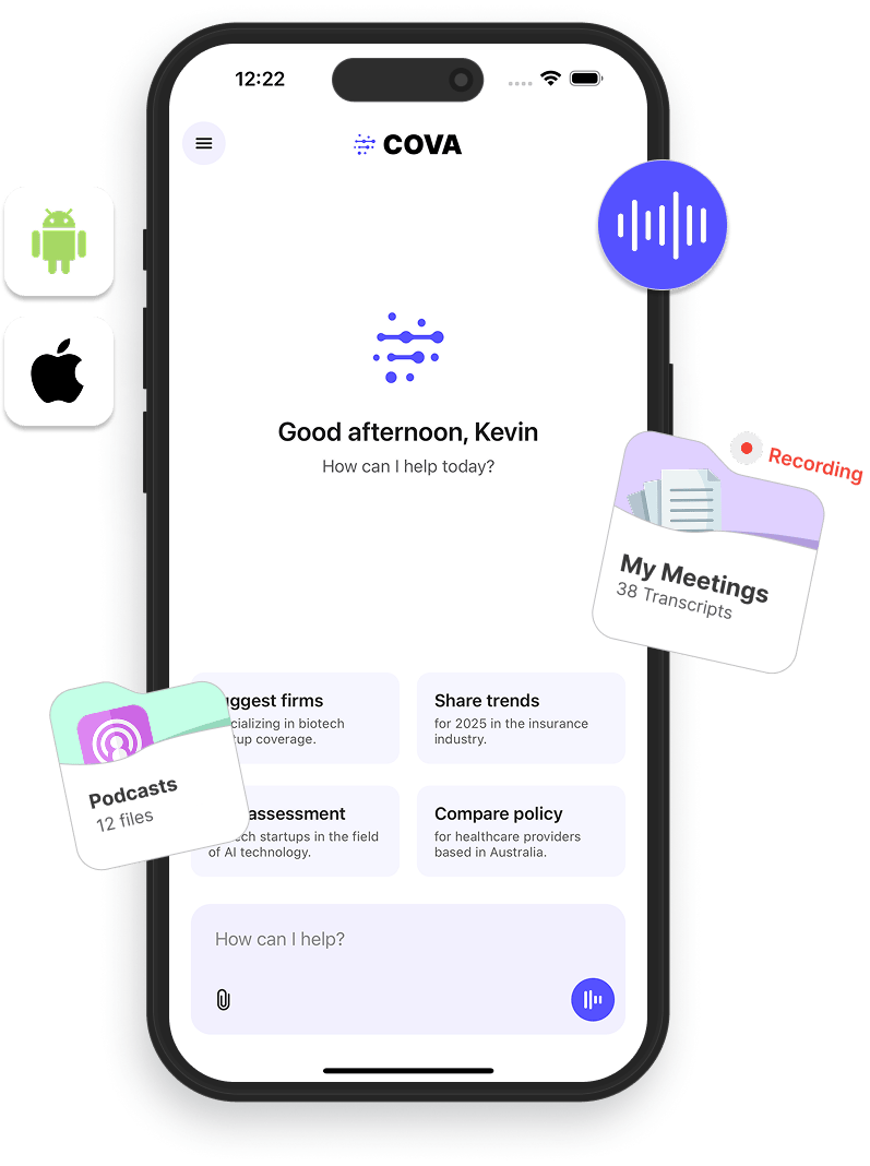 Cova Mobile App